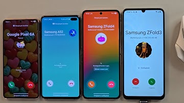 Incoming call Realme Note 60X Samsung Galaxy S21 Samsung S10p Samsung Z Flip 4 with mouse control