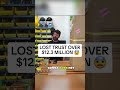 LOST TRUST OVER $12.3 MILLION 😨 #viral #youtube #shorts