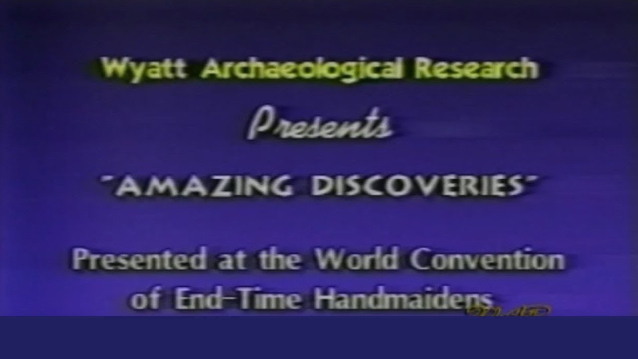Fake Archaeologist Ron Wyatt's "Discovered" Series (Part 1): Presentation of Discoveries