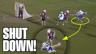 How Penn Shut Down The BEST Player in College Lacrosse