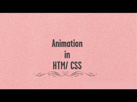 walk through animation in html