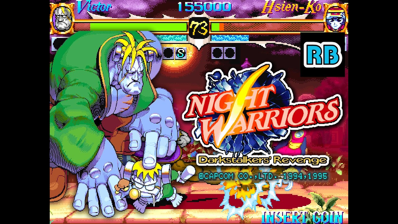 1995 [60fps] Night Warriors Victor Hardest ALL - YouTube