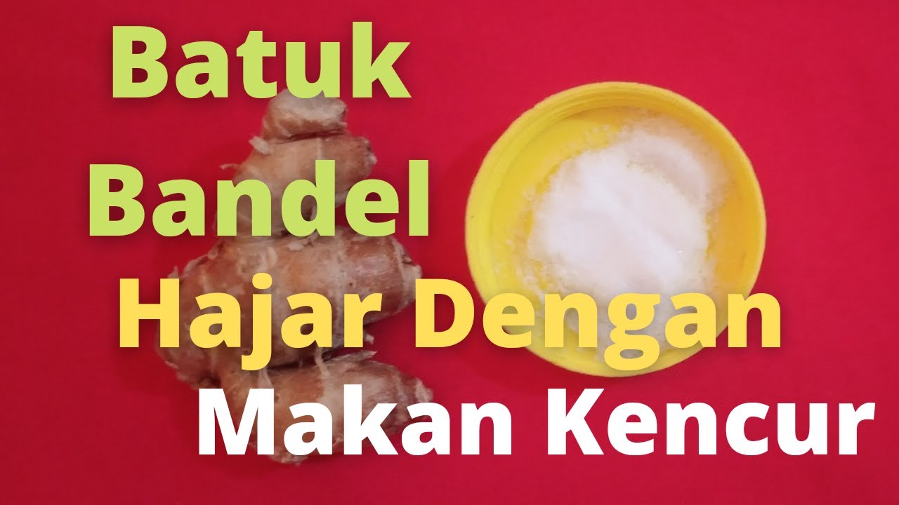Cara Mengobati Batuk Bandel Dengan Makan Kencur Dan Garam, Kencur Obat