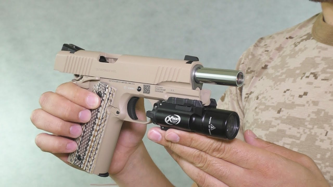 Обзор страйкбольного пистолета Cybergun Colt M45A1