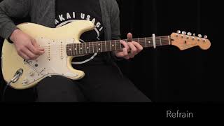 "Touch of Heaven" Lead Guitar Tutorial - Hillsong Worship