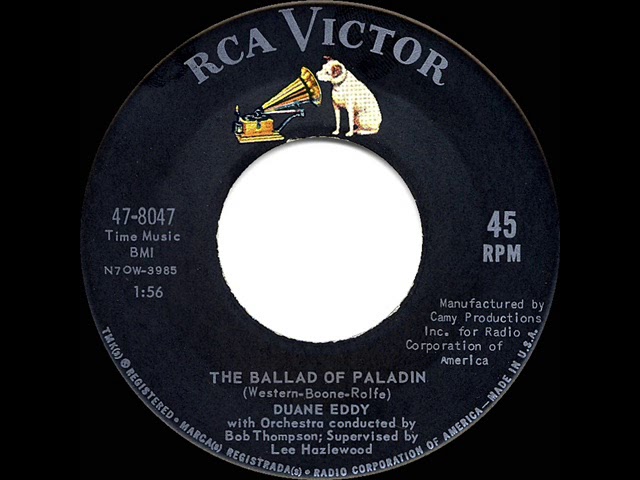 Duane Eddy - Ballad Of Paladin (1962) INSTRUMENTAL