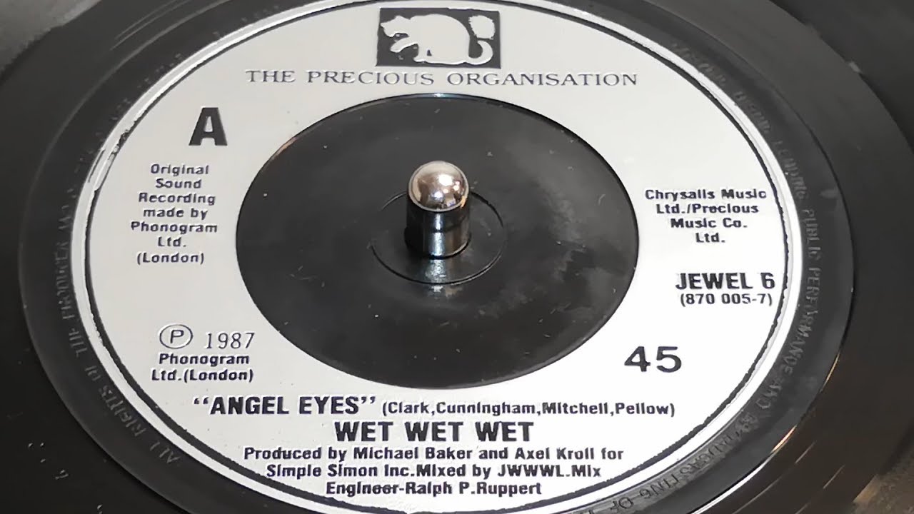 Wet Wet Wet - Angel Eyes (Home and Away) (1987 7" Single) - YouTube