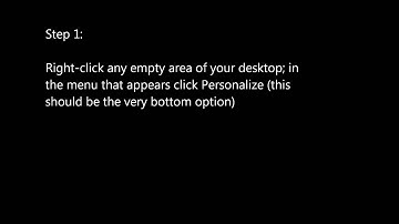Step by Step - How to Turn Off Windows Aero