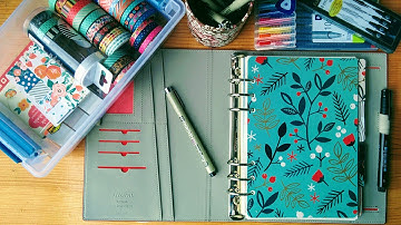 Plan with Me || Set-up & Accessories || Filofax A5/Bullet Journal
