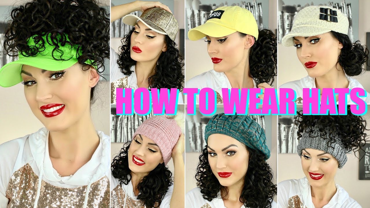 HOW TO ROCK HATS CURLY | THE GLAM BELLE -