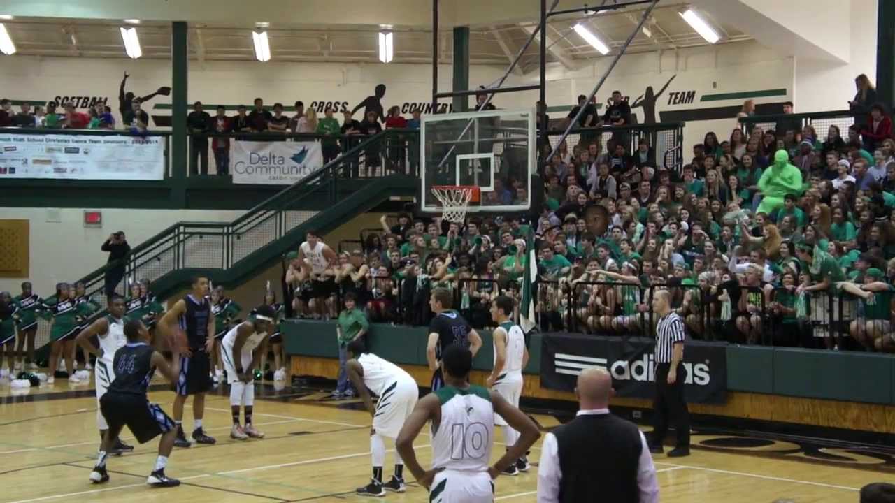 Green man at the McIntosh versus Starrs Mill Basketball game YouTube