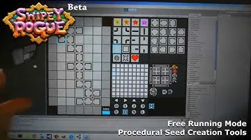 Swipey Rogue - Video Devlog 17a , Making Procedural Seeds With Manual Tools