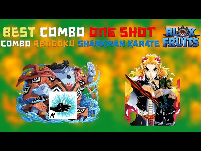 Rengoku + Sharkman Karate』Bounty Hunting Combo One Shot I Blox