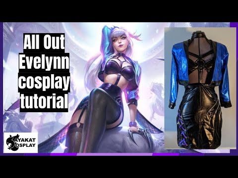 Featured image of post Kda Evelynn Cosplay Tutorial This lol kda all out evelynn cosplay costume is made of laser reflective leather pu leather fabrics