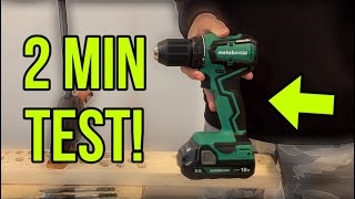 Metabo HPT 18v Subcompact Drill - 2min Test!