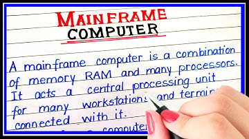What is mainframe computer | Definition of mainframe computer | Mainframe computer kise kahte hai