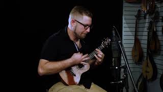 Vintage Mahogany Concert Ukulele with Preamp by Luna Ukes