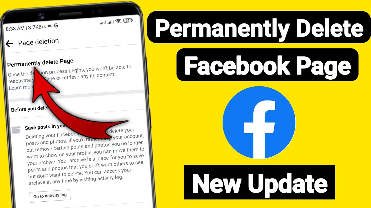 Facebook Page Permanently Delete | How To Delete Facebook Page | New ...