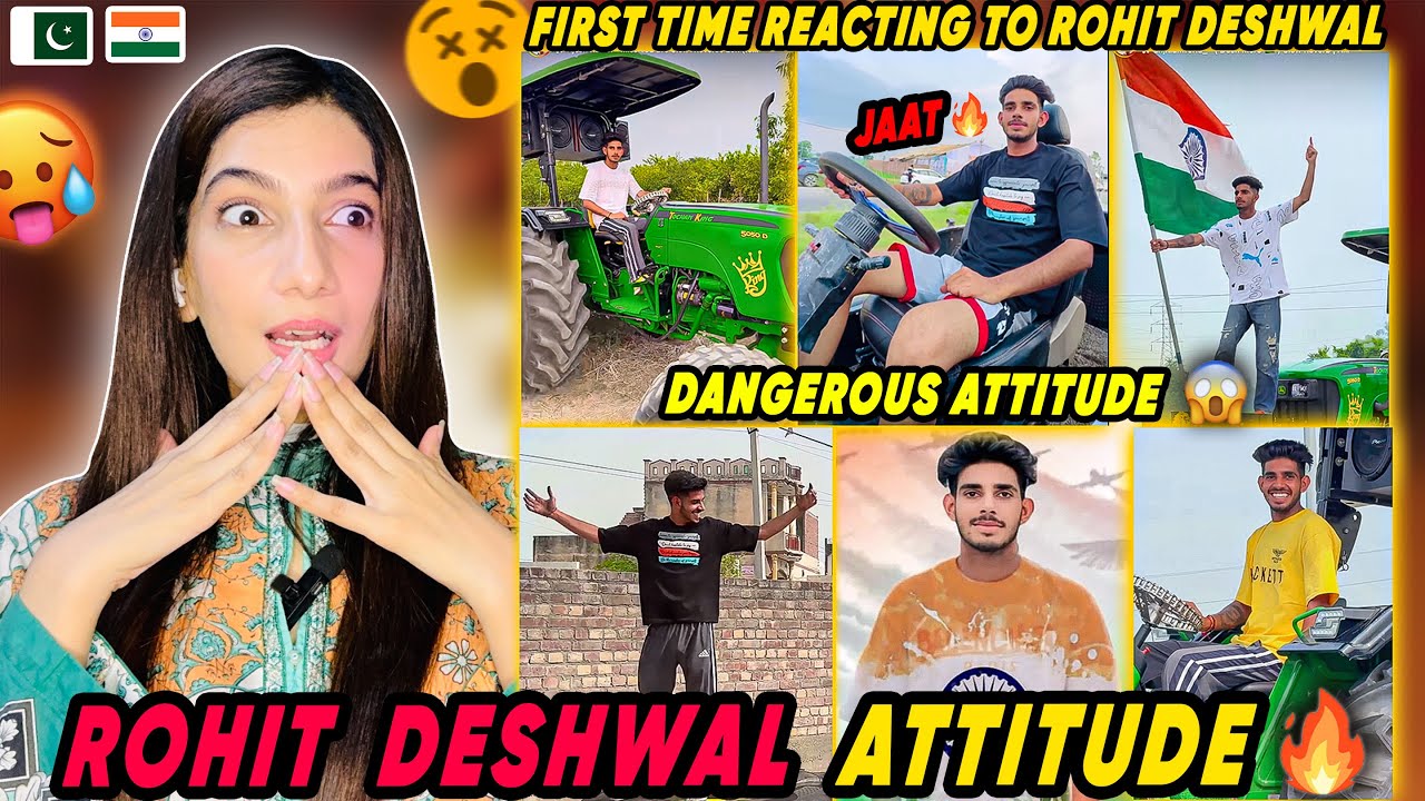 Pakistani reaction On Rohit Deshwal full attitude😈 videos Rohit dangerous🔥 attitude