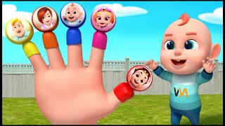 Finger Family +  Police Chase Thief | More Nursery Rhymes \& Kids Songs