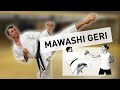 Mawashi geri  karate  microformat 5