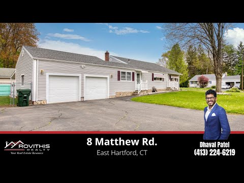 8 Matthew Rd, East Hartford, CT home video tour