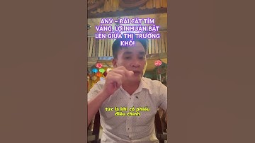 ANV – ĐÃI CÁT TÌM VÀNG, LỢI NHUẬN BẬT LÊN GIỮA THỊ TRƯỜNG KHÓ! #taichinh #chungkhoan #dautu
