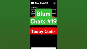 Blum Chats #19 Blum Video code | Blum Academy code | Blum Today video code