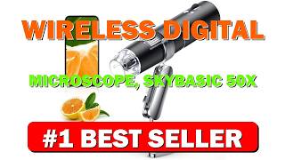 Wireless Digital Microscope, Skybasic 50X-1000X Magnification WiFi Portable Handheld Mi - B07DVFBVPF