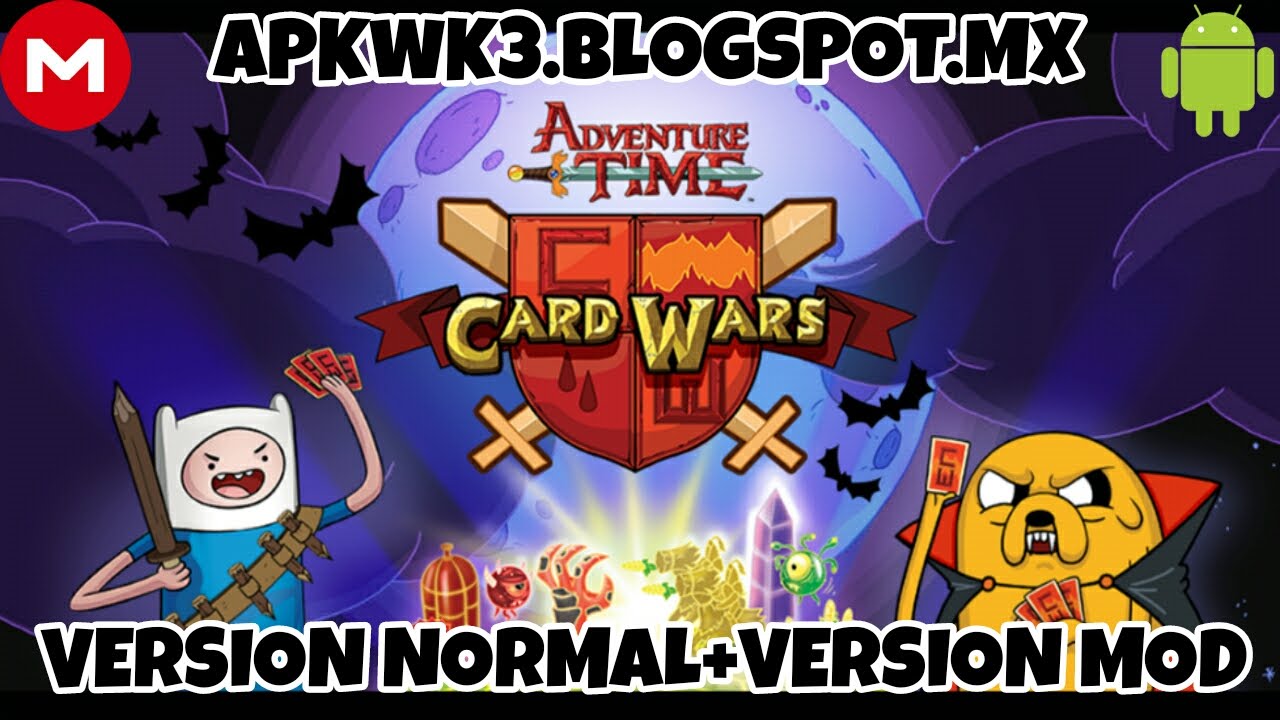 Adventure time Card Wars Mod para Android 2015 Gemas ilimitadas YouTube