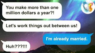 Apple 8 years later and she wants to get married to her formerly poor boyfriend