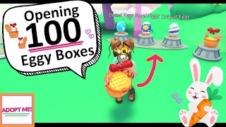 Opening 100 Easter Eggy Boxes! 🥚🧺🐰 Easter Event - Adopt Me (Roblox) ♡