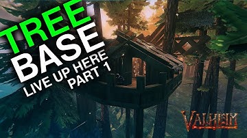 Valheim How to build a tree house Part 1 - Base Building