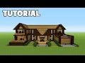 Minecraft Tutorial: How To Make A Wooden Mansion Minecraft Tutorial: How To Make A Wooden Mansion