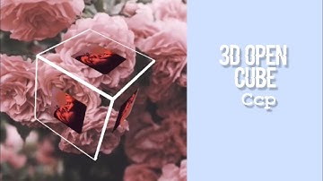 3d open cube [cute cut pro]