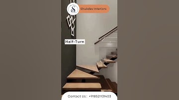 5 Stunning Types of Inner Staircases for Modern Homes | Staircase Design Ideas 2025  #interiordesign