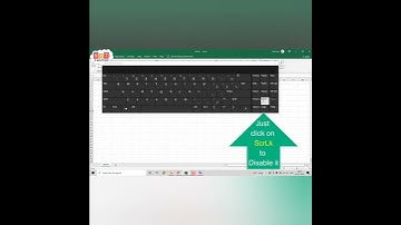 Remove Scroll Lock in Excel #shorts #msexcel #excel
