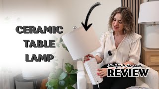Modern Ceramic Base Table Lamp