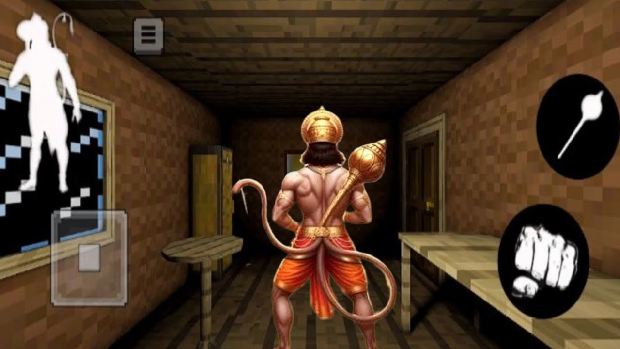 🐒🔥😱 “Granny Minecraft | Playing as Lord Hanuman | Android Gameplay”