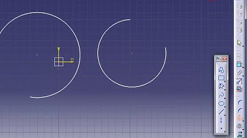 17  CATIA V5 Beginner Tutorial  Close, Complement Arc