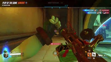 Play of the Game! Junkrat clearing the way for the Payload!