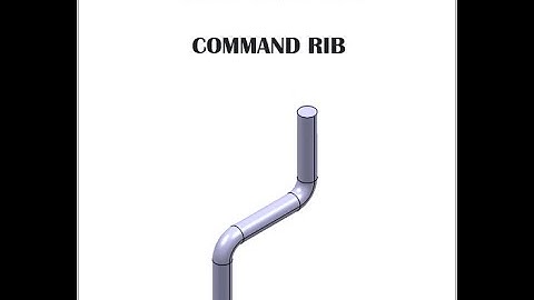 TUTORIAL CATIA V5 #03 - BASIC MODELING - PART DESIGN - RIB COMMAND