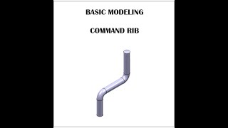 TUTORIAL CATIA V5 #03 - BASIC MODELING - PART DESIGN - RIB COMMAND