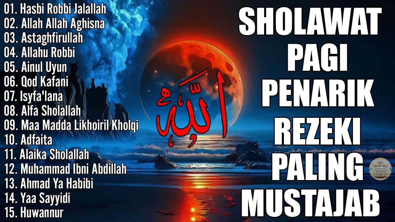 SHOLAWAT JIBRIL PEMBUKA PINTU REZEKI || Hasbi Robbi Jalallah || SHOLAWAT NABI MERDU TERBARU 2025