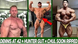 Dennis Wolf Physique at 42! + Hunter Labrada Bubble Gut? + Chul Soon SHREDDED! + MORE