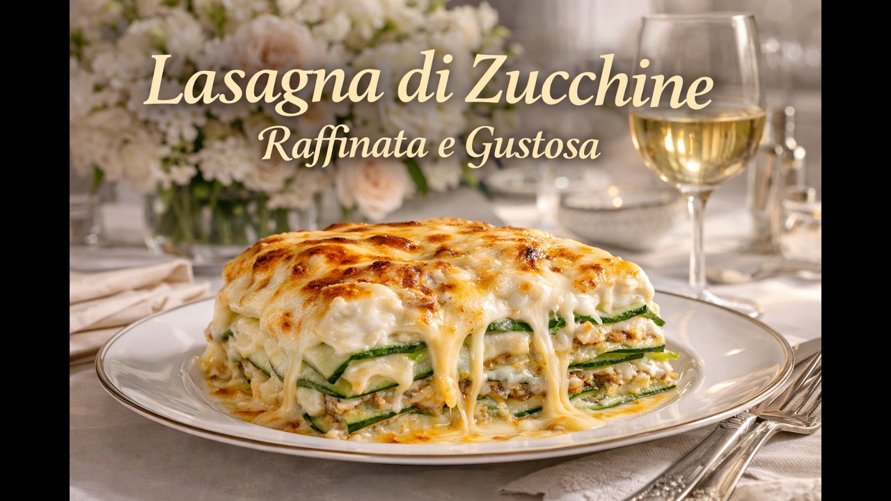 Lasagna di Zucchine: la ricetta VELOCE e GUSTOSA