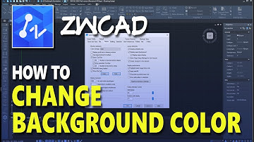ZWCAD Hoe de achtergrondkleur te veranderen