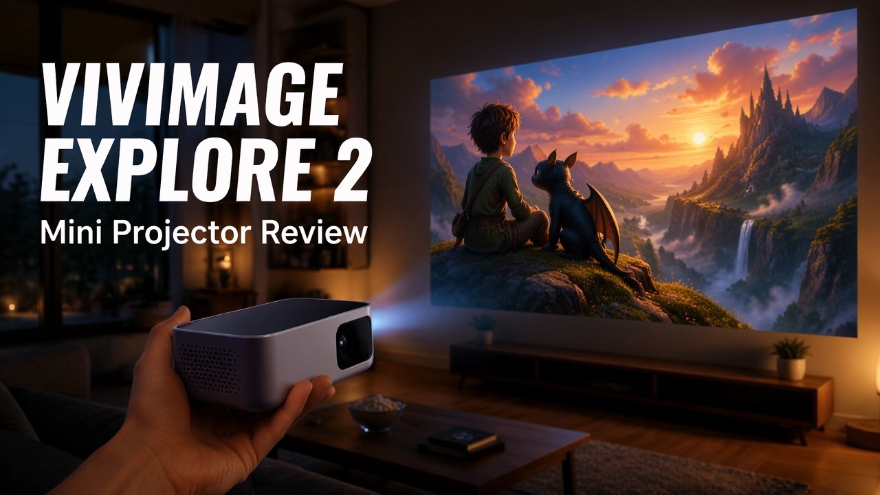 4000 Lux 720p HD Mini Projector Review 