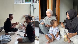 Karek Wong 2 Angger Ngombe Es Karo Panganan Ber4cun Ae Tak Inpus Cangkemem 