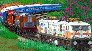 WDG3A to WAP7 TRAIN ENGINE CHANGE| BUMPY RAILROAD | Train Simulator | Railwork | NTG GAMING screenshot 2